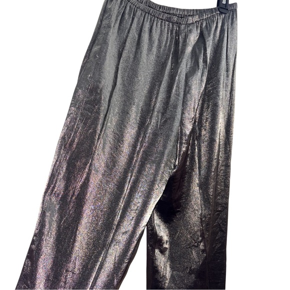 St. Tropez (A Carole Little Company) Metallic Wide Leg Vintage 1980’s Pants - Picture 6 of 6